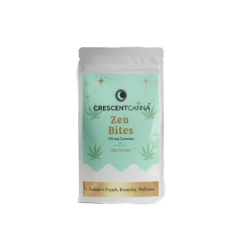 Crescent Cann ZenBites Gummies for Stress & Relaxation, 195 mg on itshemp.in
