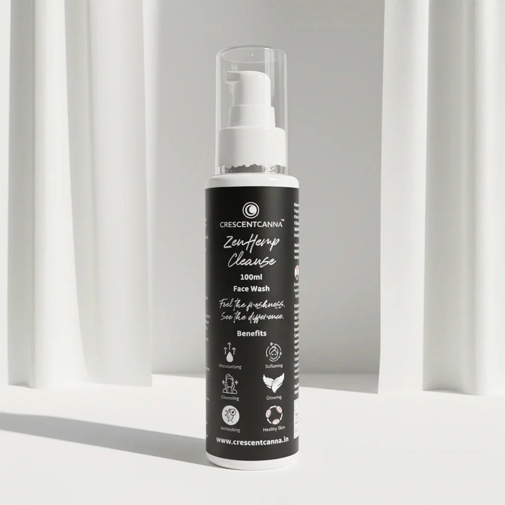 Crescent Cann ZenHemp Cleanse Herbal Hemp Face Wash, 100 ml on itshemp.in