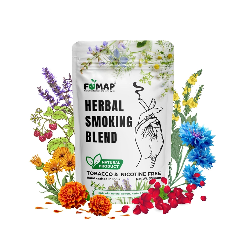 Femap Blue Floral Delight Herbal Smoking Blend Mix, 30gm on itshemp.in