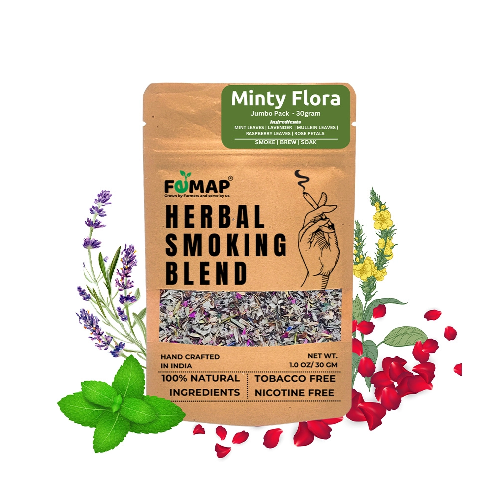 Femap Blue Flora Delight Herbal Mix 30g & Minty Flora Herbal Smoking Blend 30g Combo on itshemp.in