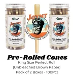 Femap Joynt Pre-Rolled Paper Cones 50 Pcs, King Size Pre-Rolled Cones (Pack of 2) on itshemp.in