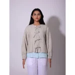 Swabhav The Bow Jacket, (Buttons / Bow) - Image 5