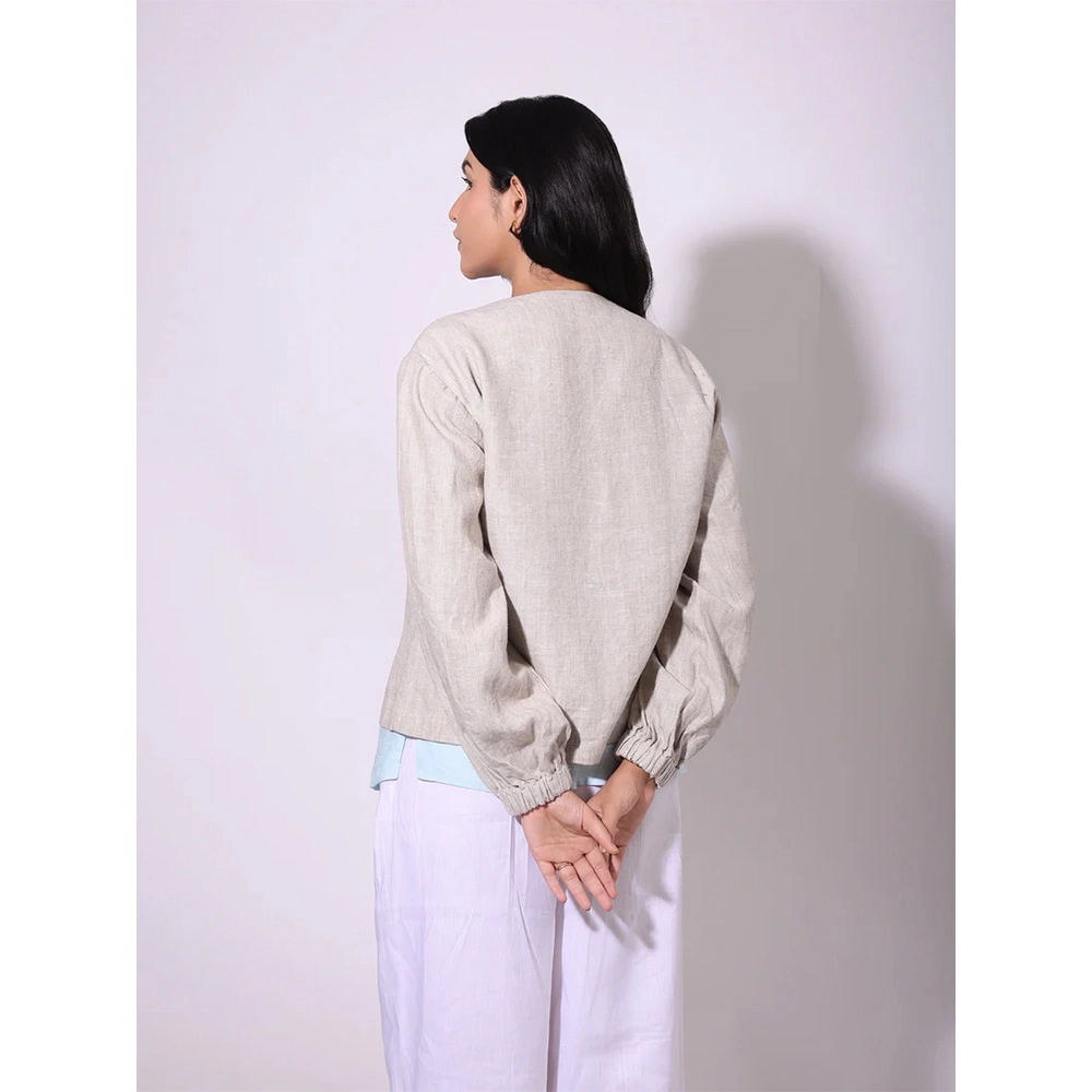 Swabhav The Bow Jacket, (Buttons / Bow) - Image 3