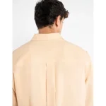 Cannabie Full sleeves Hemp Solid Shirt Nude - Image 5