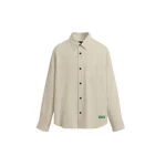 Cannabie WannaBe Patchwork Full Sleeves Hemp Shirt Off White