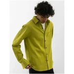 Cannabie Mystic Arts Patchwork Full Sleeves Hemp Shirt Green - Image 2
