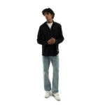 Cannabie Full sleeves Hemp Solid Shirt Black
