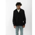 Cannabie Full sleeves Hemp Solid Shirt Black - Image 2