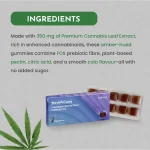 Medicann Cannabis Leaf Extract Gummies 350mg, (10 Gummies) on itshemp.in