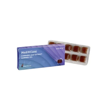 Medicann Cannabis Leaf Extract Gummies 350mg, (10 Gummies) on itshemp.in