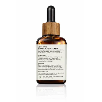 Moksa Lion’s Mane Mushroom Liquid Extract – 30 ml on itshemp,in