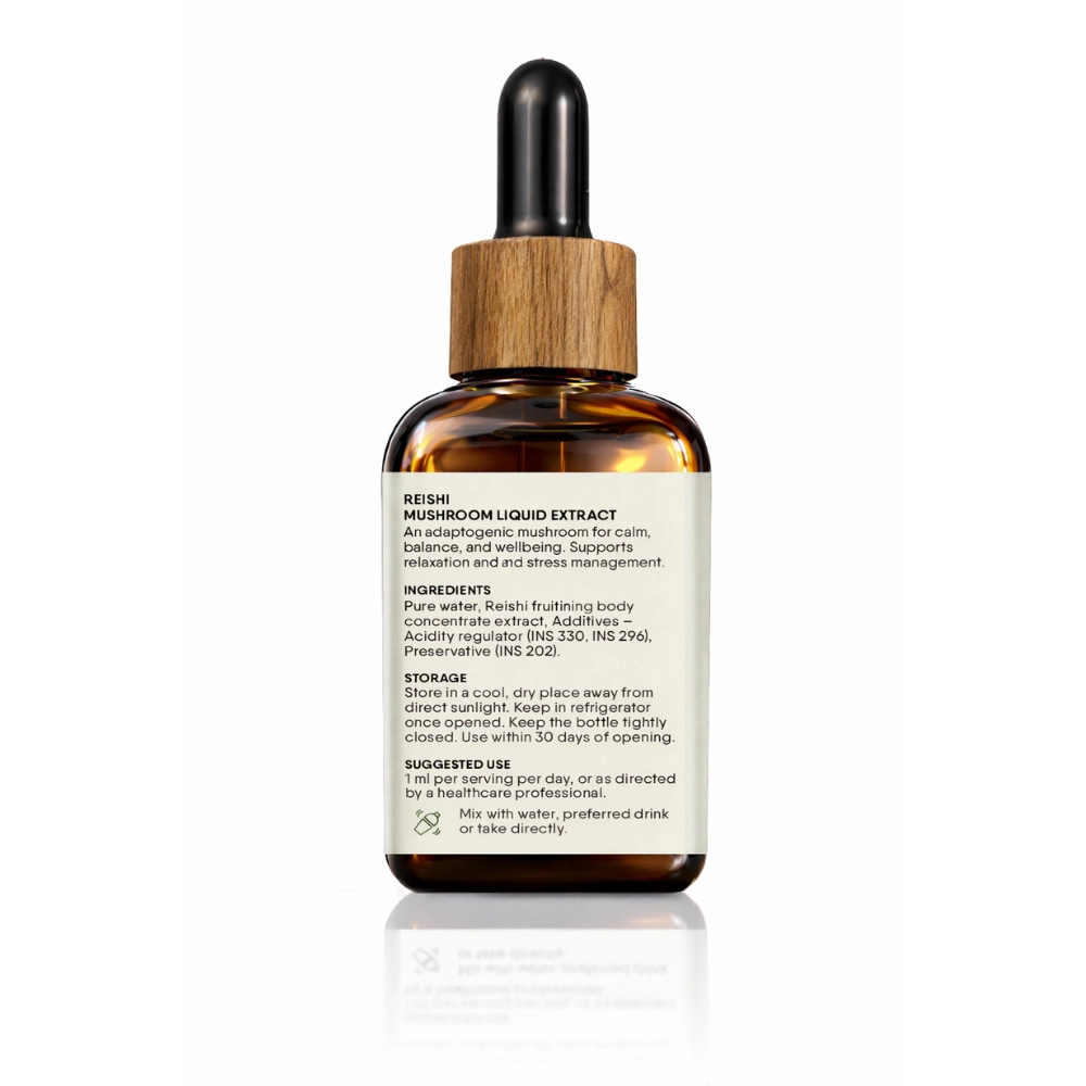Moksa Reishi Mushroom Liquid Extract - 30 ml on itshemp.in