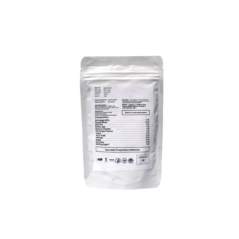 Soma Sutra Wellness Full Spectrum Extract Gummy Vati - 2500mg,  (10 Gummies) - Image 2