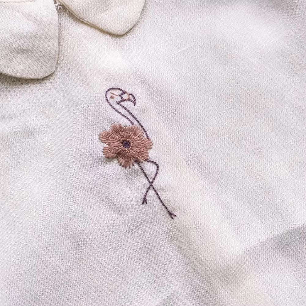 Aranya Lifestyle Flamingo Beauty, (Peach frock) on itshemp.in