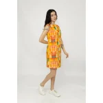 Adam Leaves Sense- Woman Hemp Dress on itshemp.in