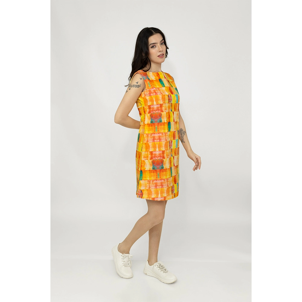 Adam Leaves Sense- Woman Hemp Dress on itshemp.in