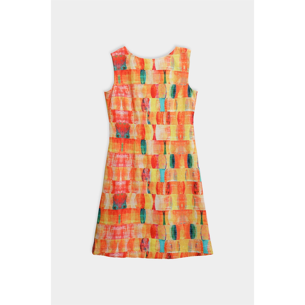 Adam Leaves Sense- Woman Hemp Dress on itshemp.in