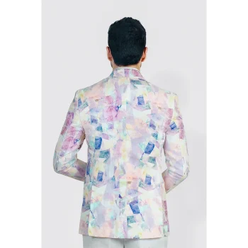 Adam Leaves Theo- Hemp Printed Blazer on itshemp.in