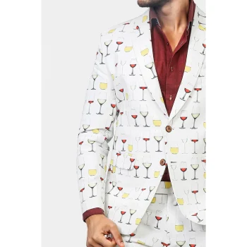 Adam Leaves Jam- Men's Hemp Blazer on itshemp.in