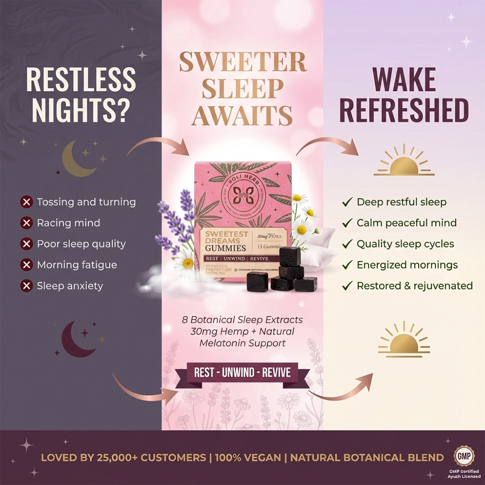 Holi Herb Sweetest Dreams Gummies (30 Gummies)on itshemp.in