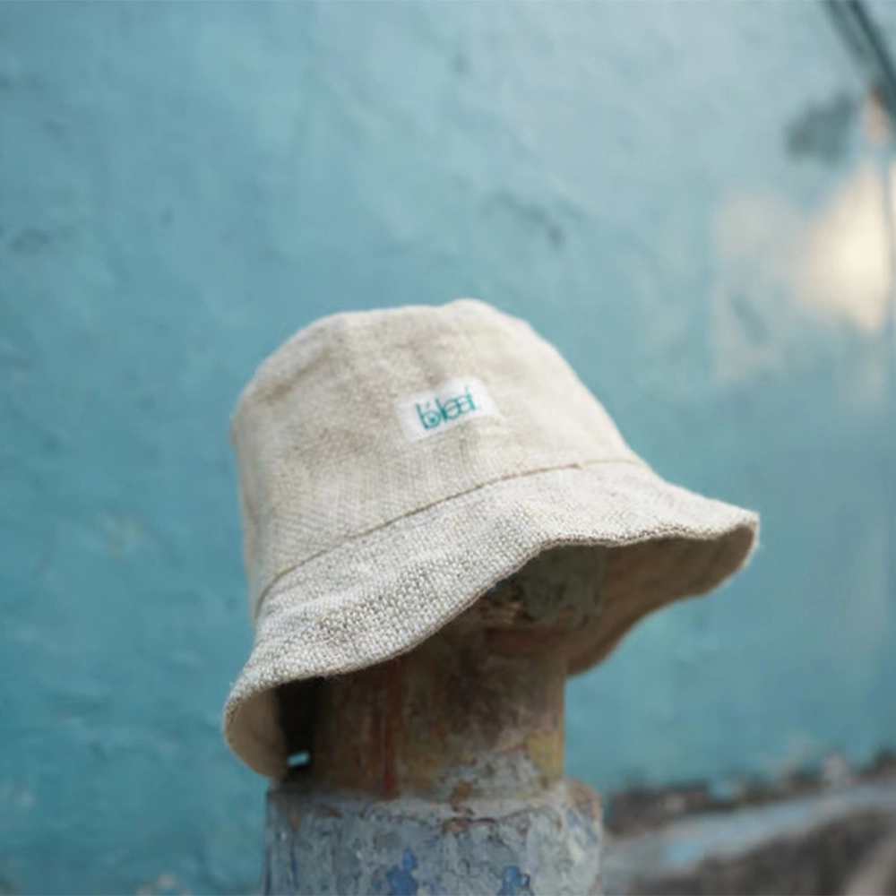 B’Leaf Chhaaya Pure hemp bucket hat on Itshemp