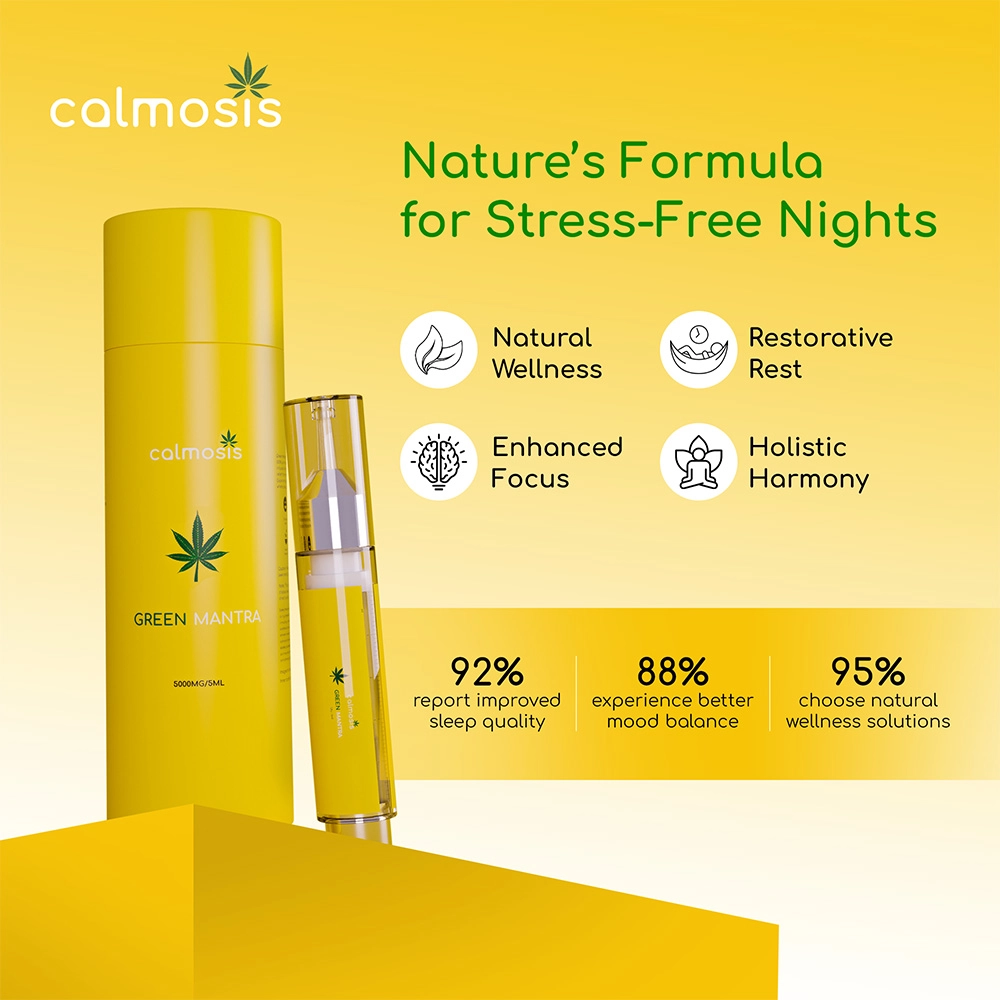 Calmosis Green Mantra Full Spectrum Vijaya Extract 5000mg, 5ml on itshemp.in