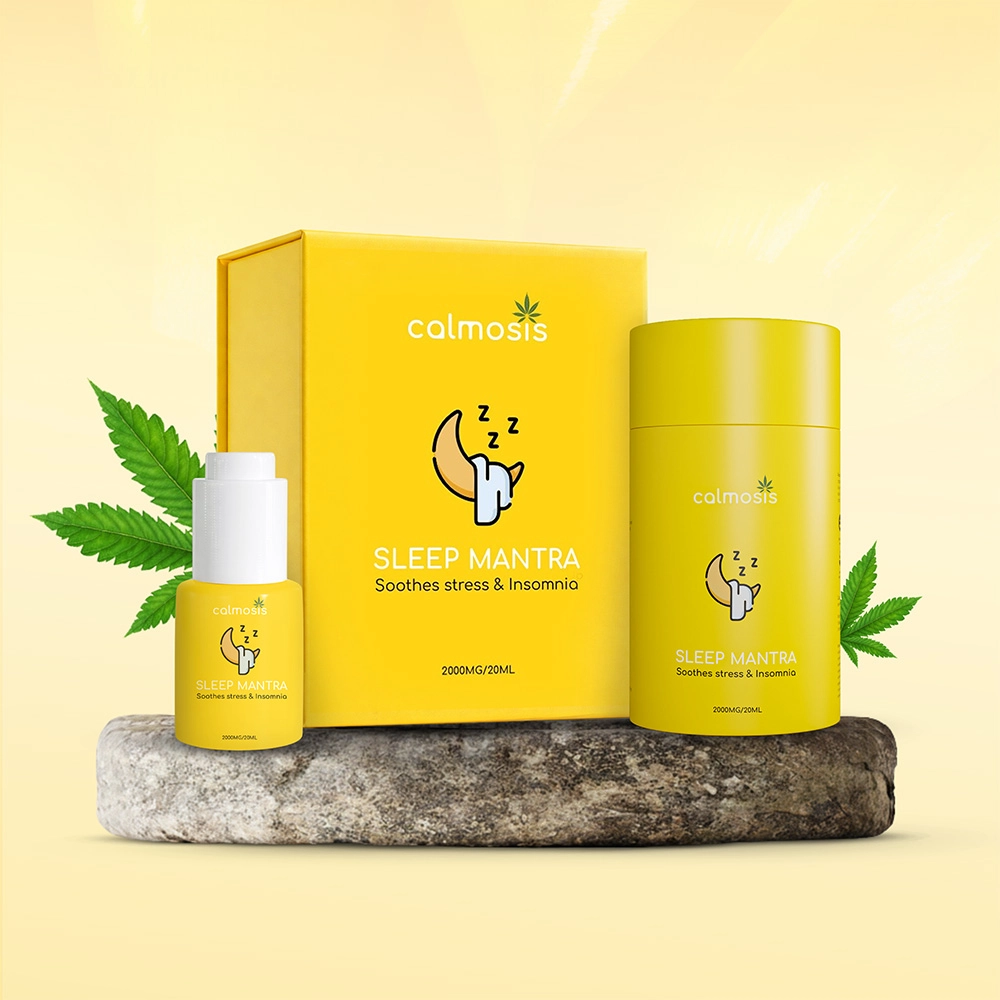 "Calmosis Sleep Mantra Natural Ayurvedic CBD Sleep Tincture 2000mg (THC-Free), 20ml" on itshemp.in