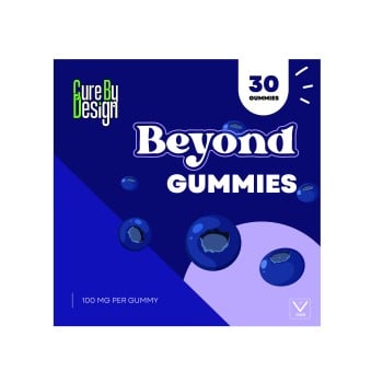 Cure By Design Beyond Gummies, Blueberry, (Pack of 10 - Pack of 30)