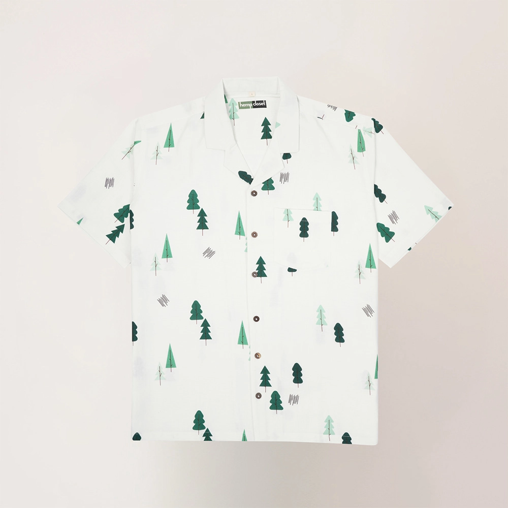 Hemp Closet The Pine Trail, T-Shirt on itshemp.in