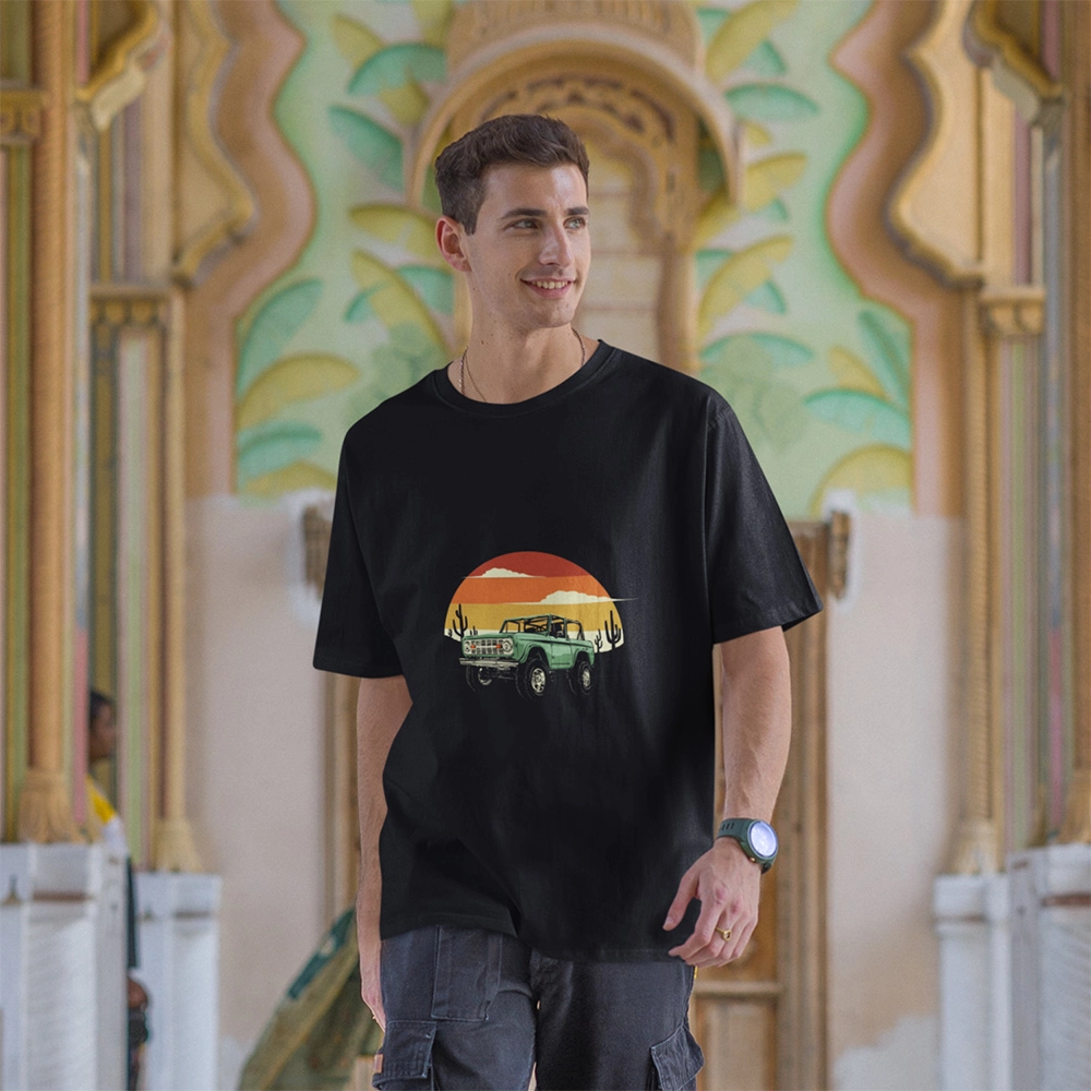 Hemp Closet Retro Drive, T-Shirt on itshemp.in