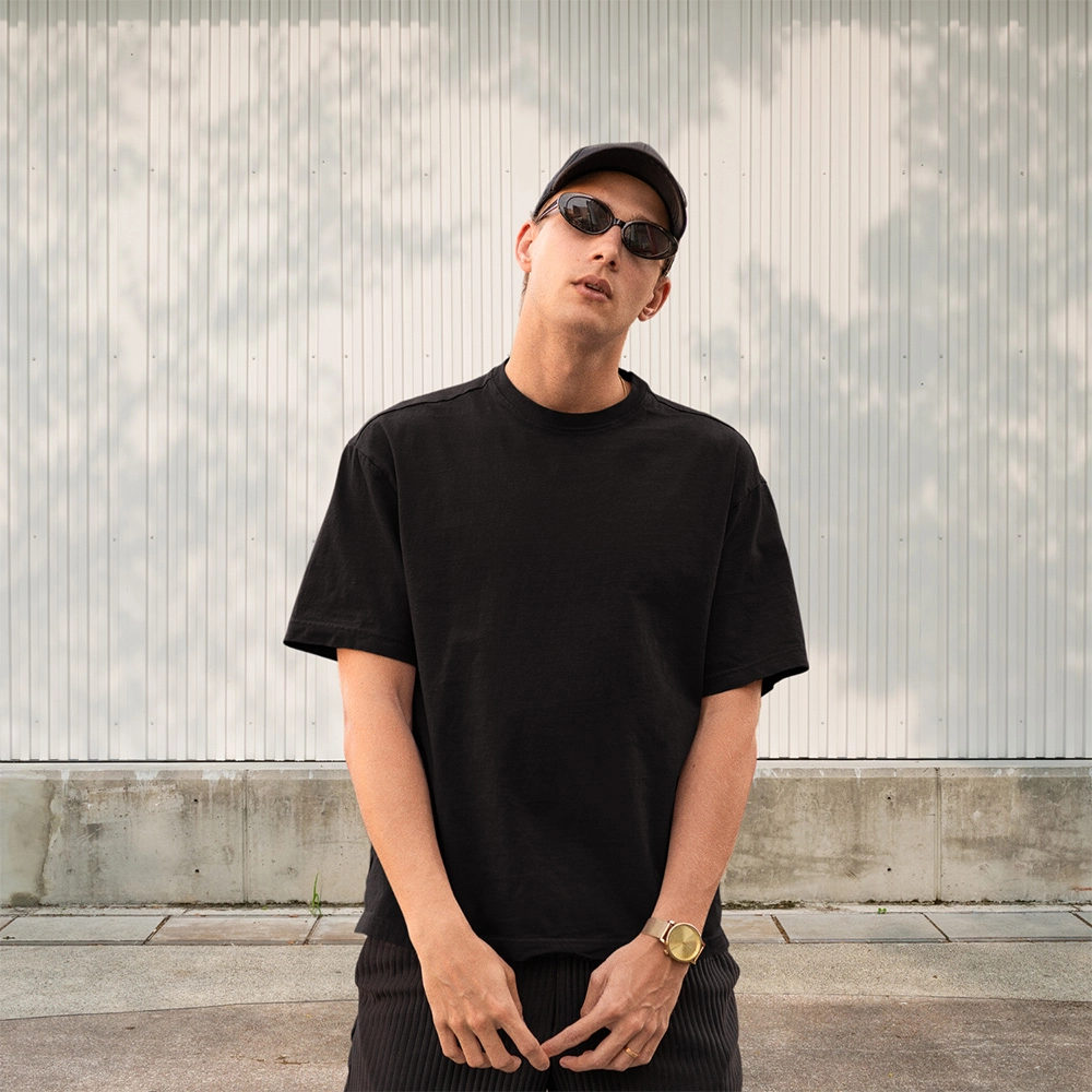 Hemp Closet Charcol Black, T-Shirt on itshemp.in