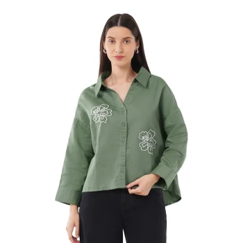 Hemp Closet Olive Bloom, Top on itshemp.in