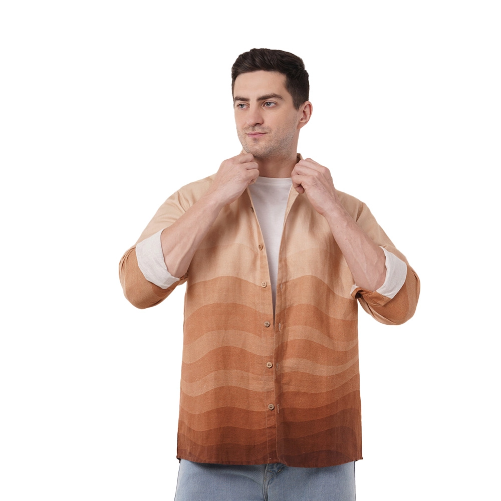 Hemp Closet Sunset Waves, T-Shirt on itshemp.in