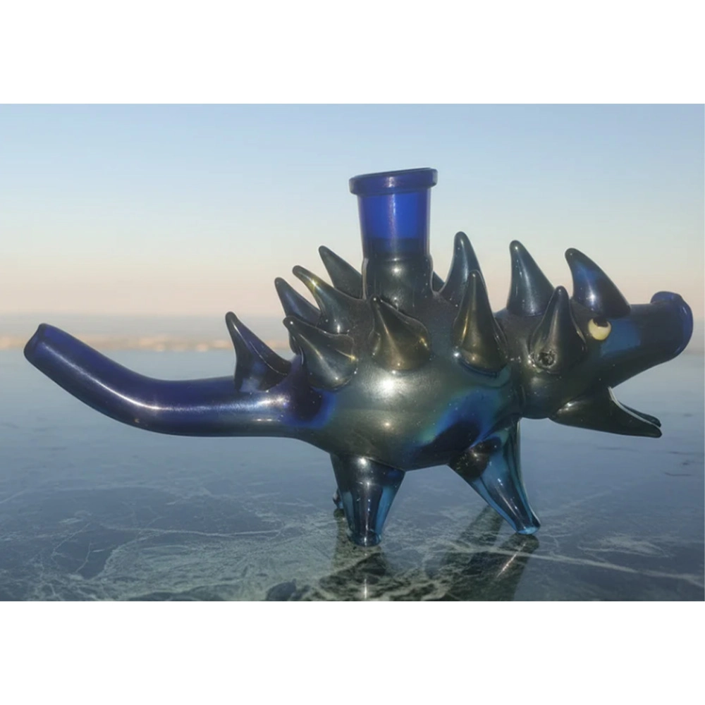 TBBC Apex Crown Hand Pipe Oil Rig – 14mm Borosilicate Glass on itshemp.in