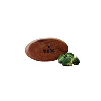 TBBC Natural Hardwood Oval Rolling Tray on itshemp.in