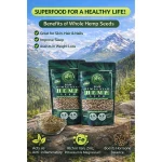 Uttarakhand Hemp Raw Organic Himalayan  Hempseed 200 gms on itshemp.in
