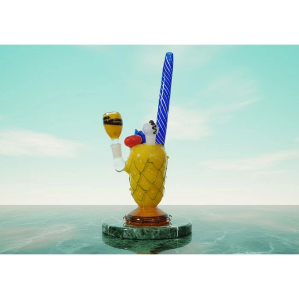 TBBC Pineapple Smoothie Bong – 11 Inch - Image 3