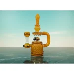 TBBC Honey Drip Amber Bong Rig – 10 Inch - Image 3