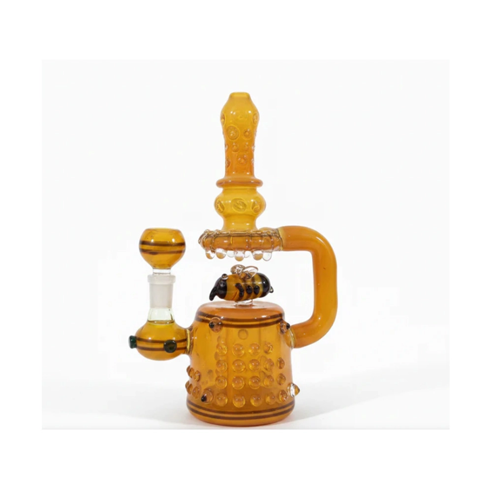 TBBC Honey Drip Amber Bong Rig – 10 Inch - Image 2