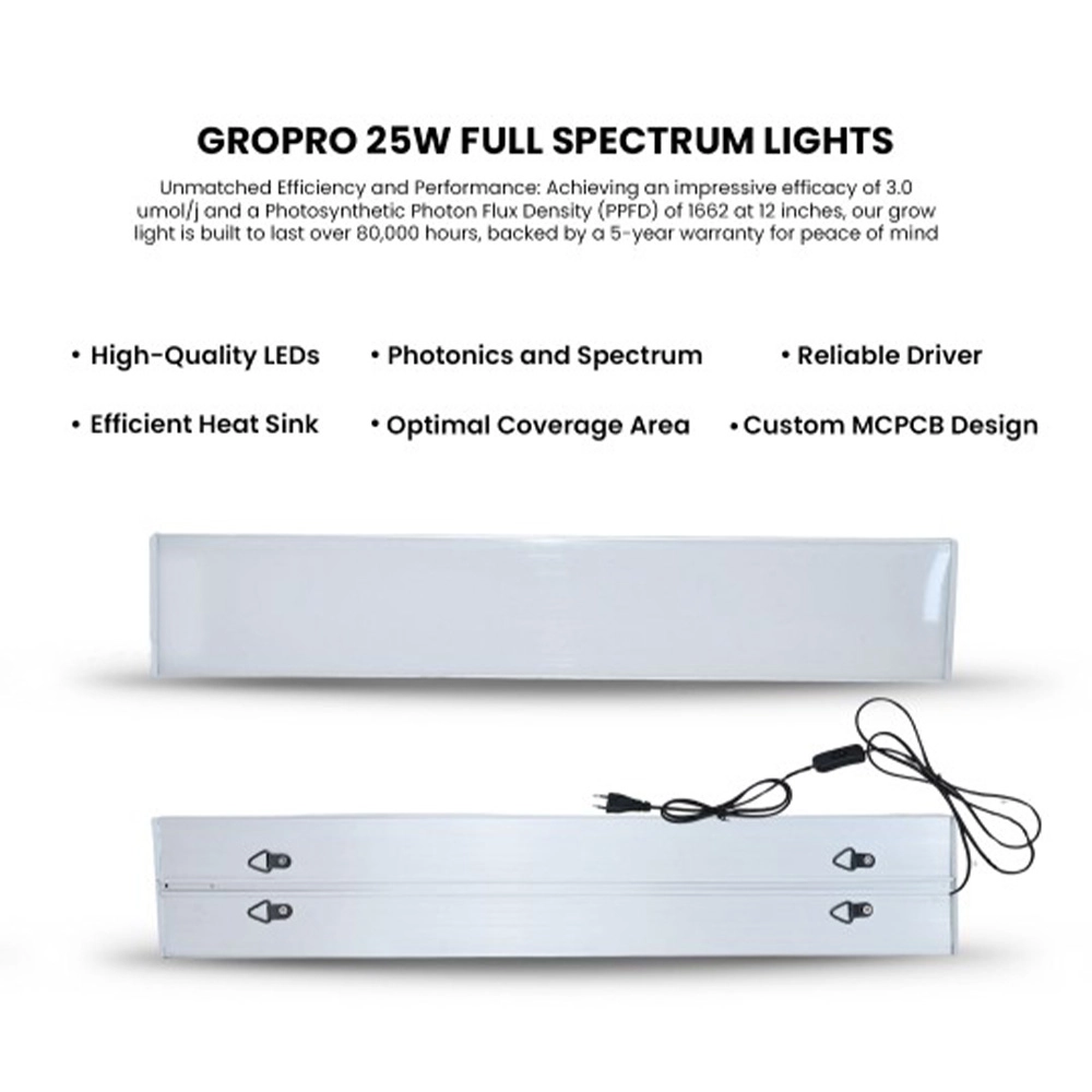 Zen Home Grow Full Spectrum Lights, 25 Watt - Image 5