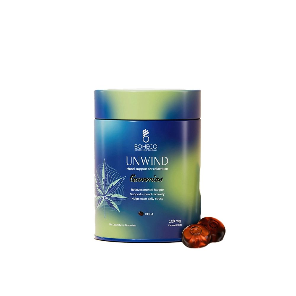BL005075 BOHECO - UNWIND - Relaxation & Mood Support Gummies - 138MG - Cola - Pack of 15 - Image 1