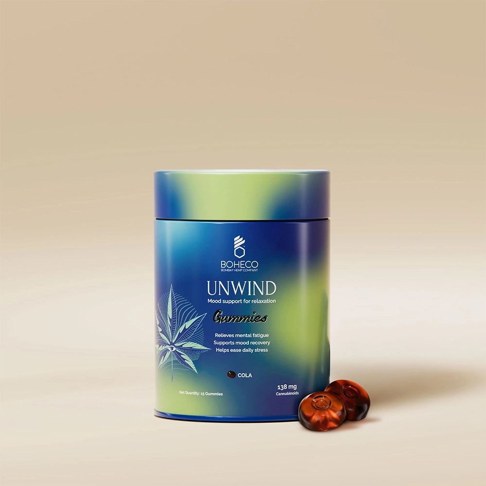 BOHECO - UNWIND - Relaxation & Mood Support Gummies - 138MG - Cola - Pack of 15 - Image 2