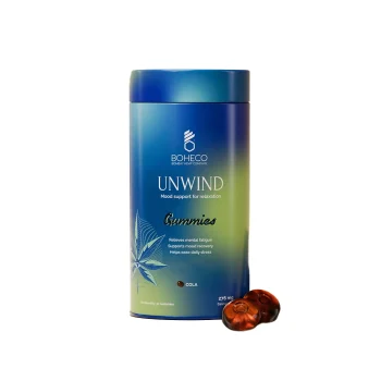BOHECO - UNWIND - Relaxation & Mood Support Gummies - 276MG - Cola - Pack of 30