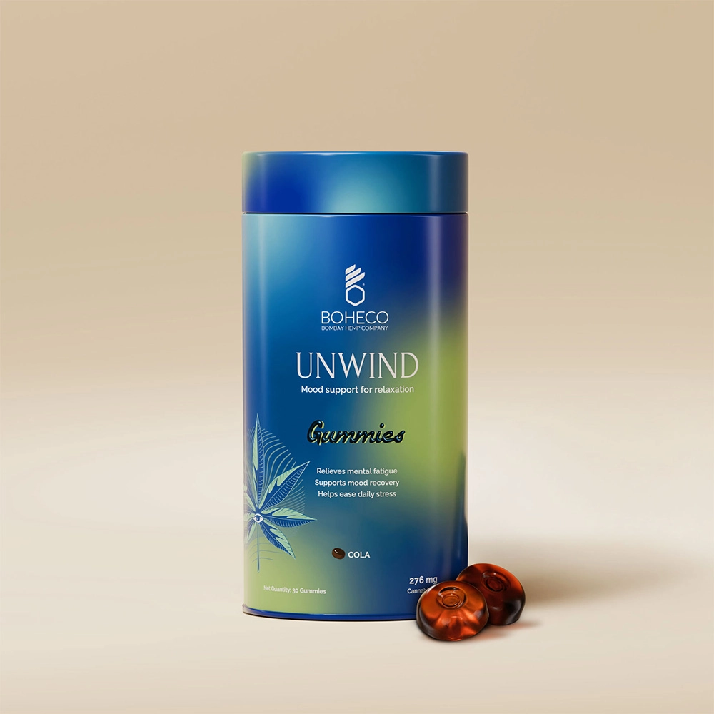 BOHECO - UNWIND - Relaxation & Mood Support Gummies - 276MG - Cola - Pack of 30 - Image 2