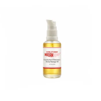 Madam Hemp Eucalyptus & Rosemary Hemp Massage Oil, 100 ml, on itshemp.in