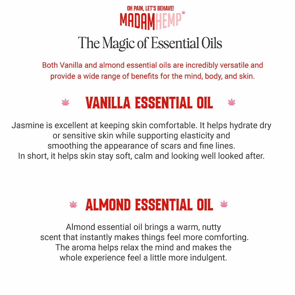 Madam Hemp  Vanilla & Almond Hemp Sleep Cream, 50 grams - Image 3