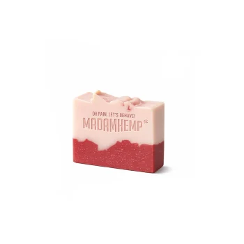 Madam Hemp Lemongrass & Patchouli Hemp Soap, 200 grams