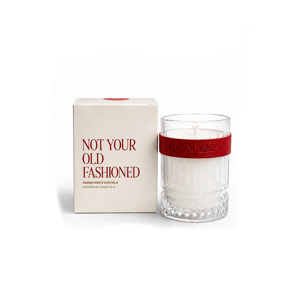 MH263014_4 Madam Hemp Not Your Old Fashioned Hemp Candle, 10 oz - Image 1