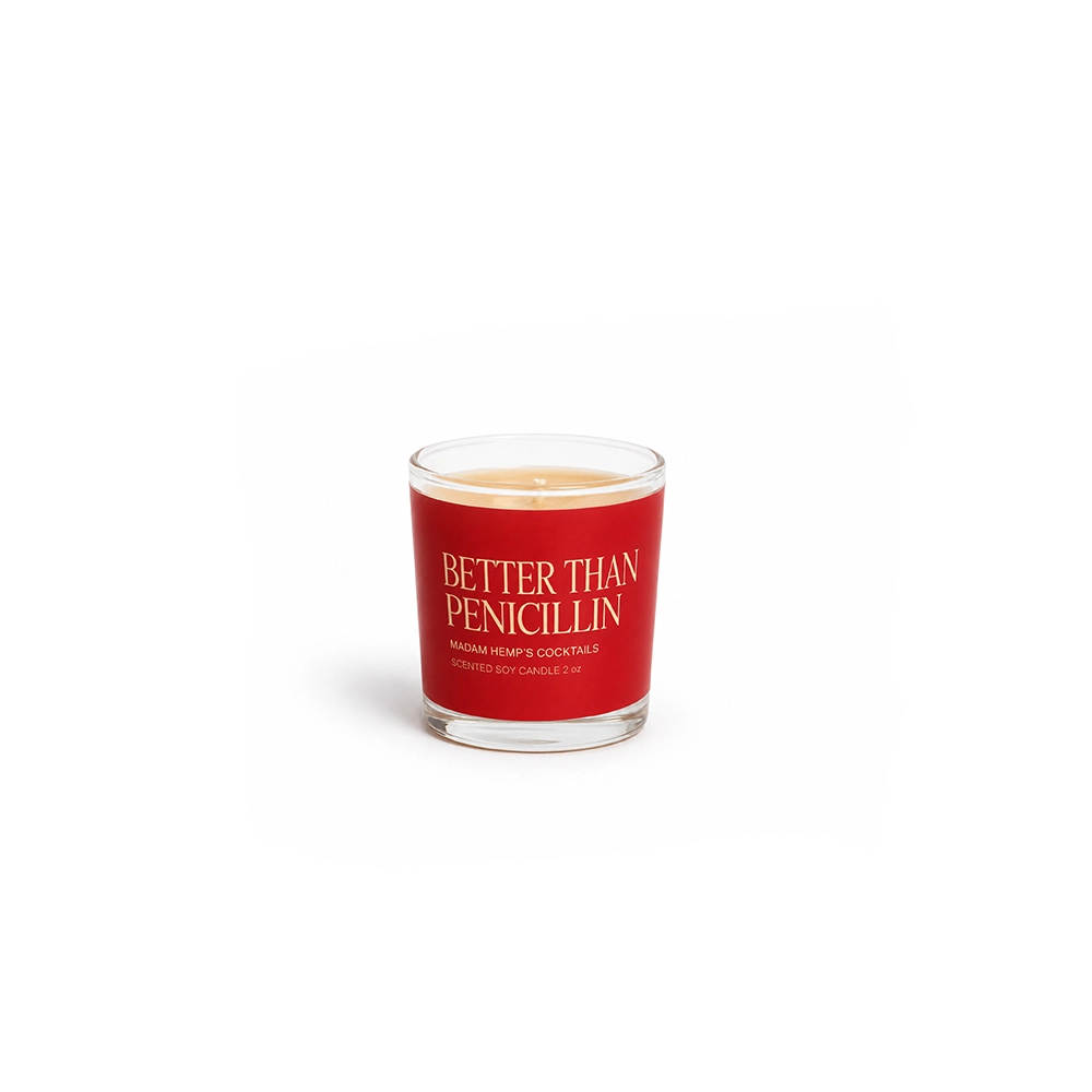 Madam Hemp Better Than Penicillin Hemp Candle, 2 oz - Image 1