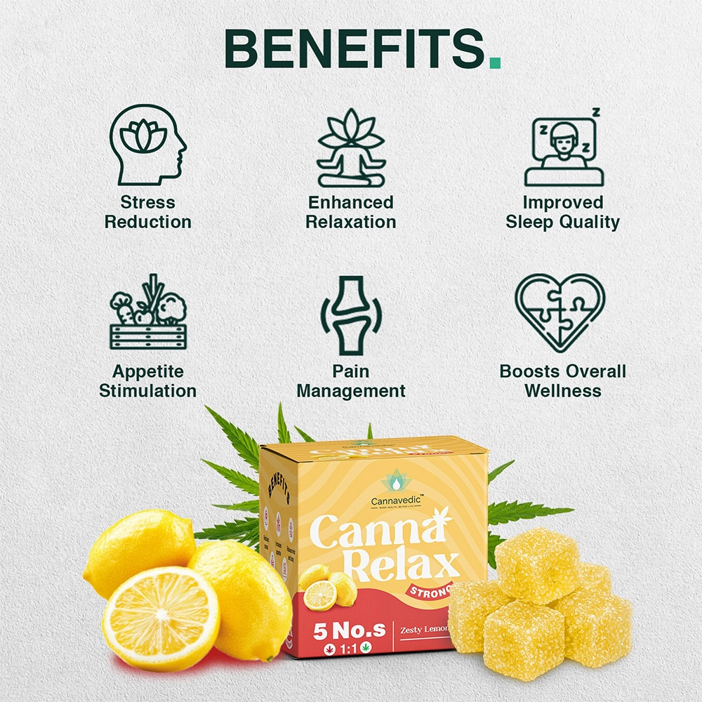 Cannavedic CannaRelax Strong - Ayurvedic Vijaya Candy, (1:1 | THC:CBD), Pack of 5 - Image 2